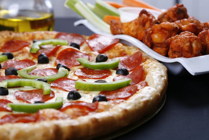 Pizzas, Chicken Wings & Desserts