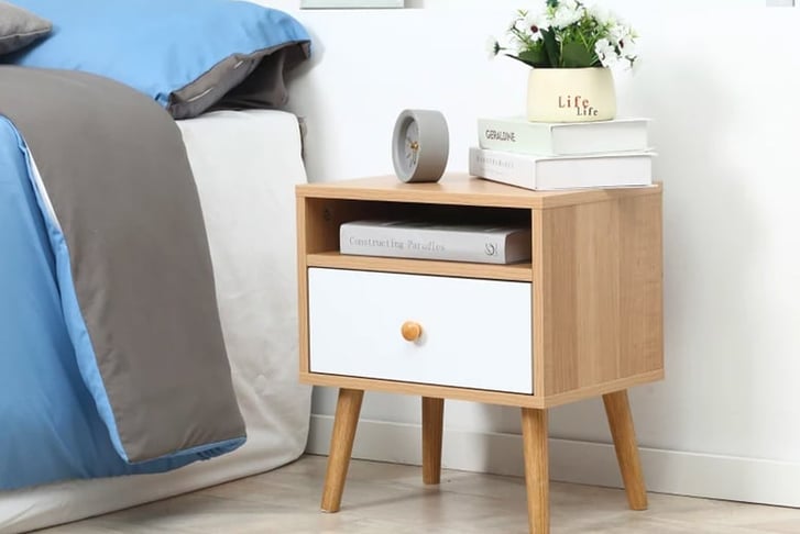 Bedside-Table,-Bedside-Cabinet-with-Drawer-and-Shelf,-Modern-Nightstand,-End-Table-for-Living-5