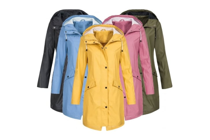 Hooded Waterproof Rain Coat-2