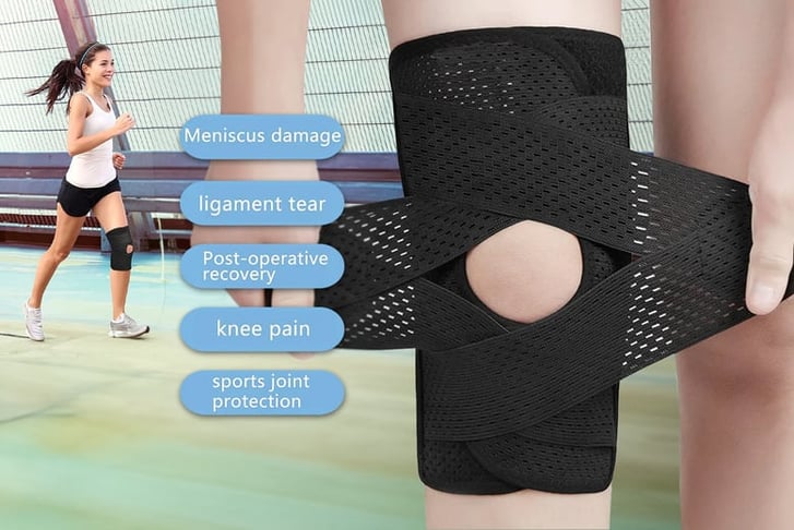 Wrapping-Compression-Knee-Support-With-Mesh-Weave-Farbic-1