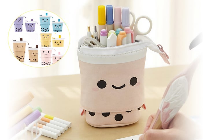 Creative-Cute-Milk-Tea-Retractable-Pencil-Case-1