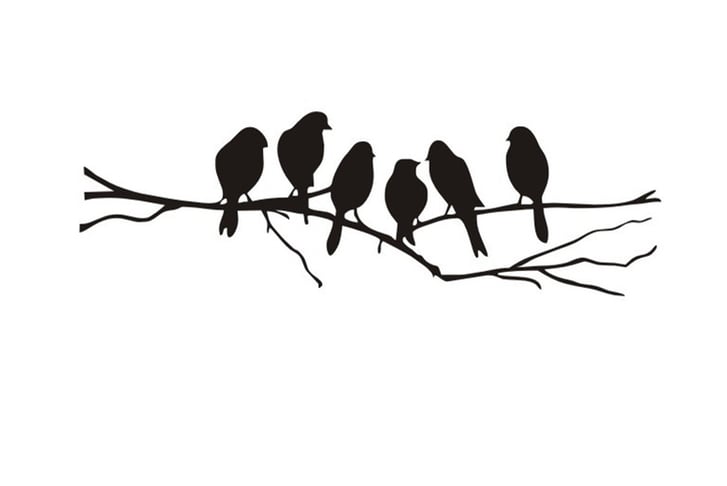 Flat-Wall-Bird-Sticker-2