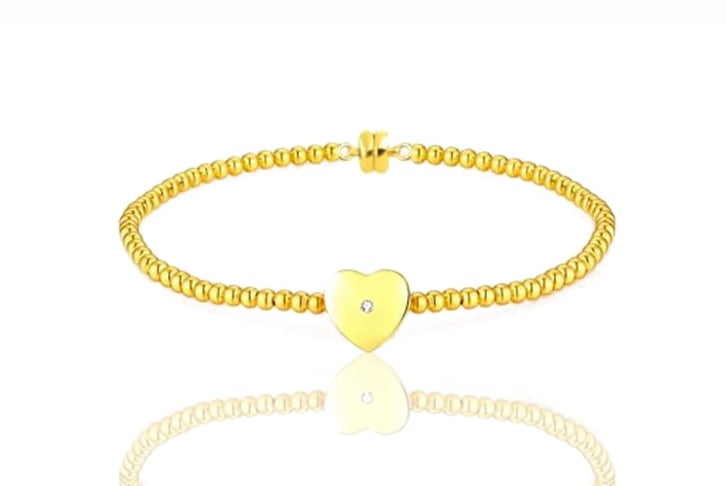 NATURAL-DIAMOND-GOLD-PLATED-MAGNETIC-CLASP-BRACELET-1