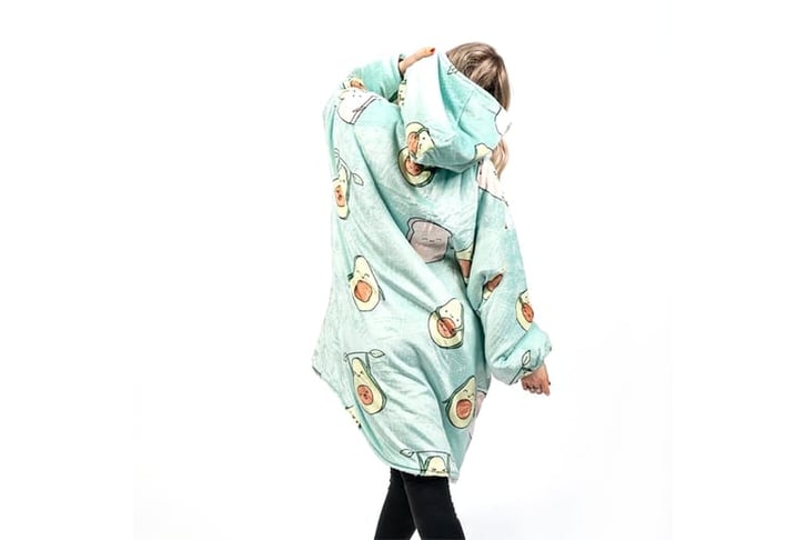 Avocado Oversized Hoodie Blanket-4