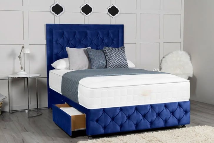 Barcelona-Crushed-Velvet-Divan-Bed-and-Mattress-3