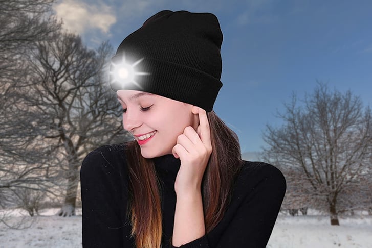 LED Lighted Beanie Cap-1