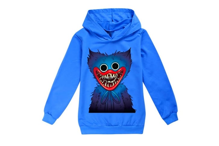 Kids Huggy Wuggy Inspired Hoodie-8