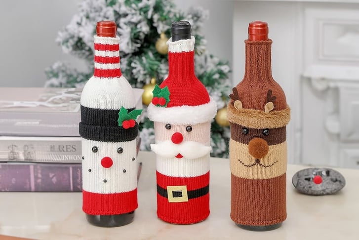 3-Pcs-Wine-Bottle-Cover-Wine-Bottle-Sweater-Bags-Xmas-Decorations-1