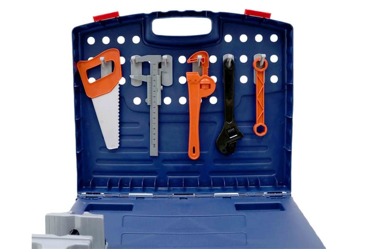 Childrens-Kids-Play-Toy-Portable-Workbench-Tools-Kit-Workshop-Playset-7