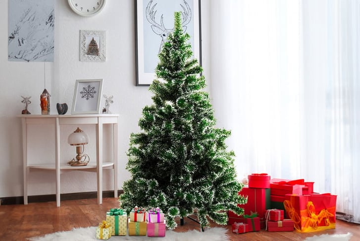 5FT-Indoor-Christmas-Tree-Artificial-Decoration-Xmas-Gift-with-Metal-Stand-Branch-Tips-1