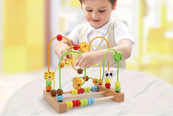 Creative-Wooden-Maze-Baby-Cute-Bead-Toys-1