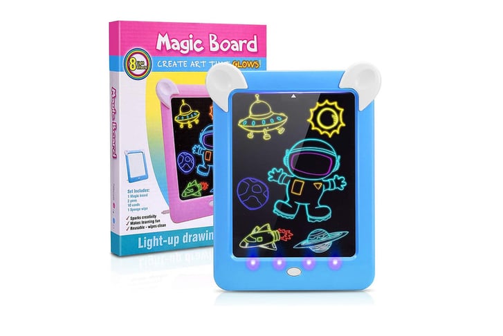 Kids-Light-Up-Drawing-Pad-Magic-Pad-LCD-Writing-Tablet-2