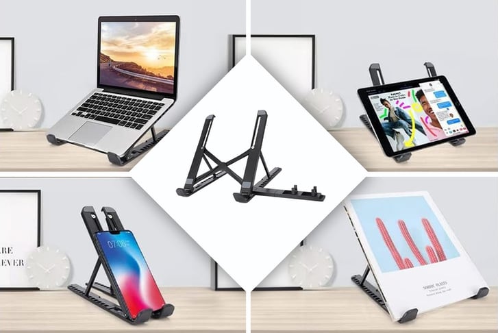 Foldable-Laptop-Stand-Adjustable-Cooling-Bracket-Phone-Holder-1