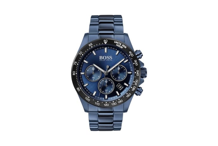 HUGO-BOSS-Hero-43mm-Blue-Stainless-Steel-Men’s-Wristwatch-1513758-2