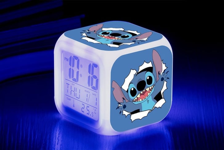 Lilo-&-Stitch-Inspired-LED-Alarm-Clock-1