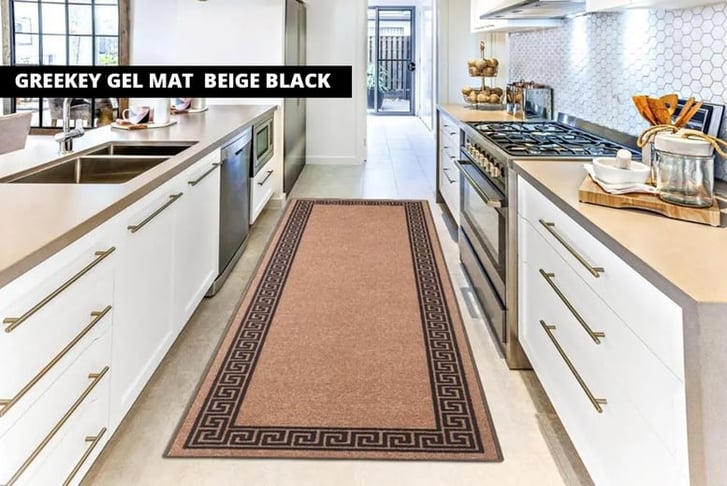 Greekey-Gel-Mat--Beige-Black