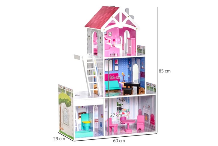 Kids-Dollhouse-Dreamhouse-Villa-4