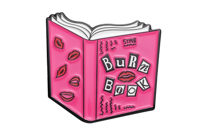 Girls-Burn-Book-Decorative-Brooch-F