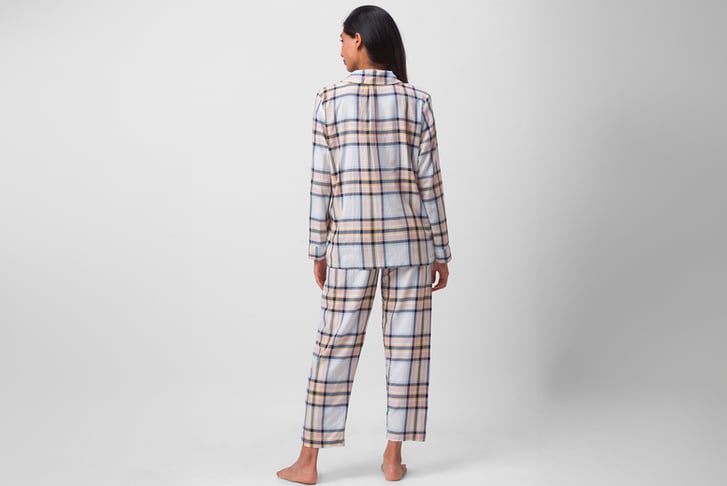 Women's-Cotton-Supersoft-Checkered-Pajama-Set-4