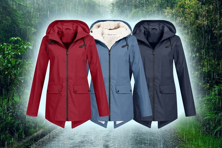 Womens-Waterproof-Lightweight-Rain-Hooded-Jacket-1