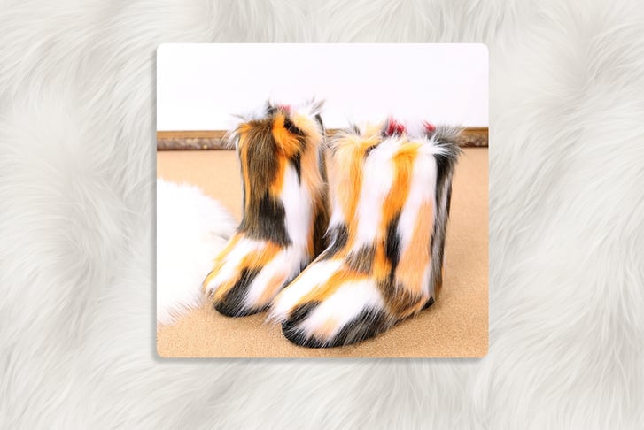 Womens-Fuzzy-Fluffy-Boots-8