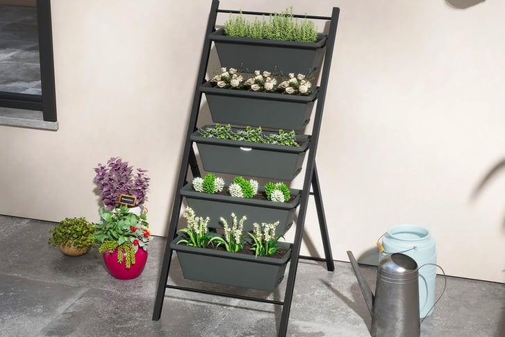 5-Tier-Vertical-Raised-Garden-Planter-with-5-Container-Boxes-5