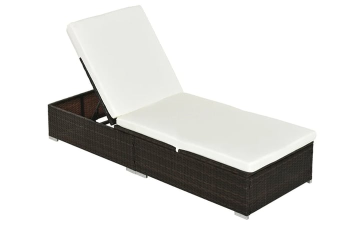 32160787-Rattan-Sun-Lounger-Recliner-Bed-Brown-2