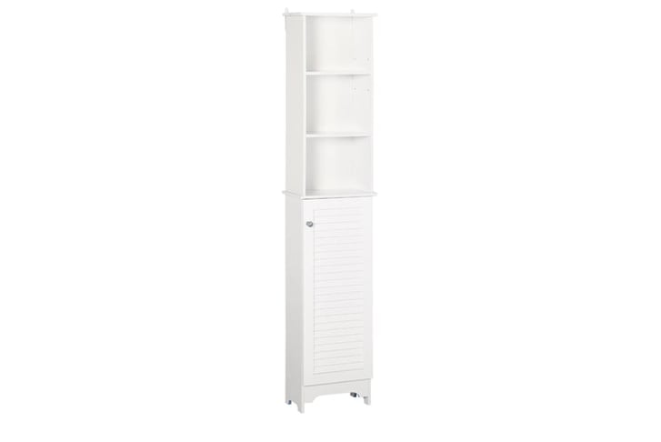 32223853-Freestanding-6-Tier-Tall-White-Bathroom-Storage-Cabinet-2