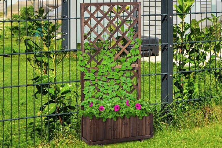 Garden-Wooden-Pine-Trough-Planter-1