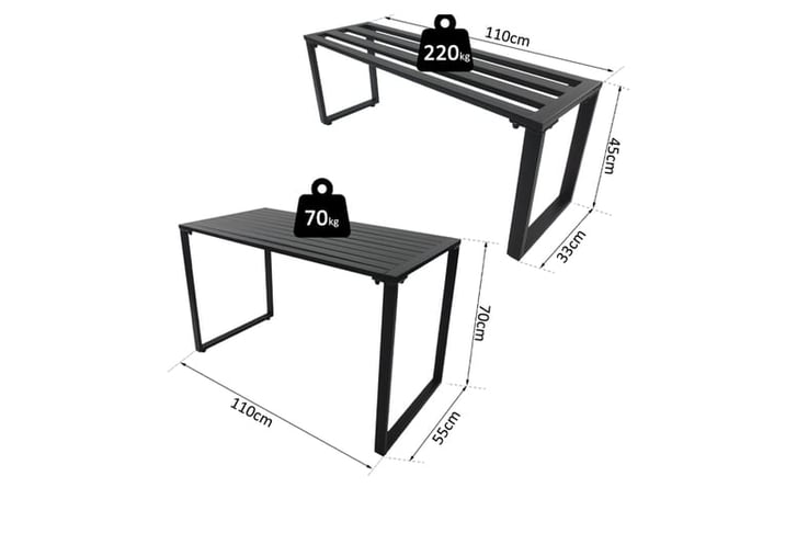 3-Pcs-Metal-Table-W-Bench-Set-Black-9