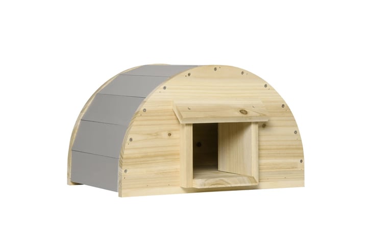 PawHut-Wooden-Hedgehog-House-Outdoor-2