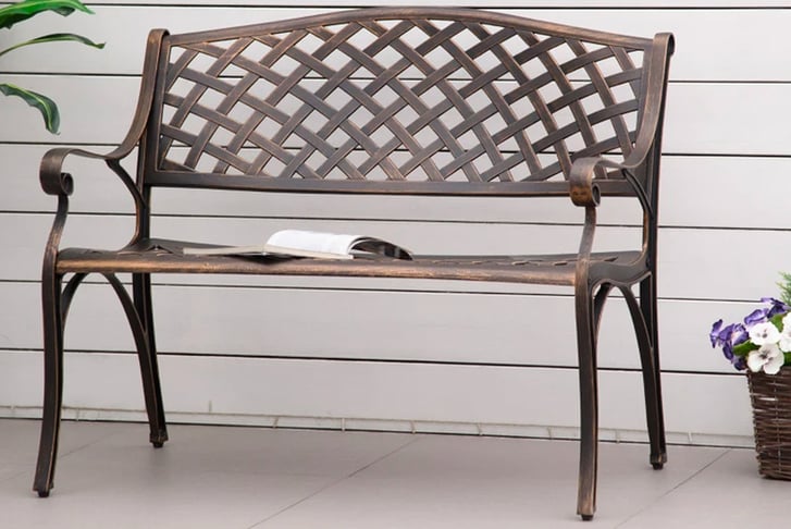 32911403-Cast-Aluminium-Outdoor-Garden-Bench-2-Seater-Antique-Patio-Loveseat-1