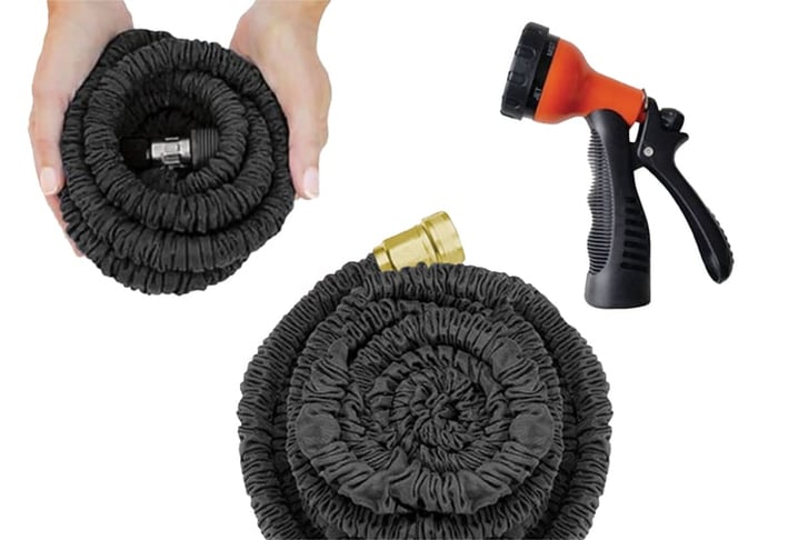 EXPANDABLE-FLEXIBLE-HOSEPIPE-GARDEN-HOSE-PIPE-MAGIC-SNAKE-+-GUN-Black-WATERING-2