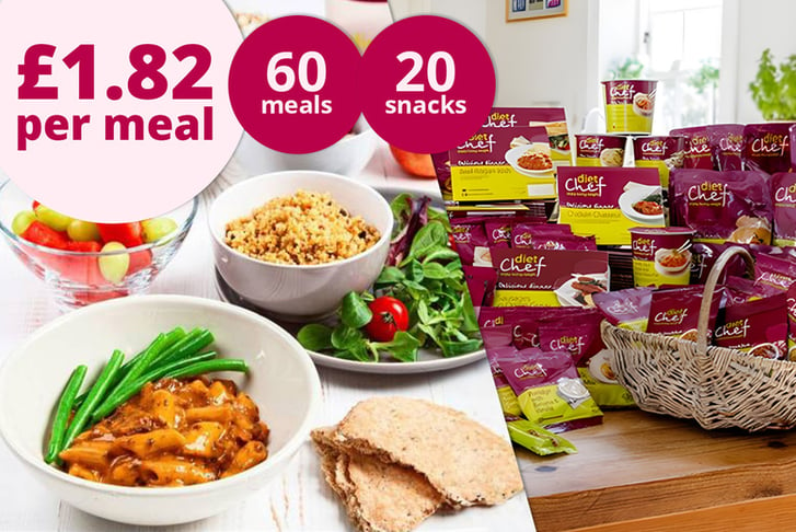 Diet Chef Low-Calorie Food Hamper – 20-day!