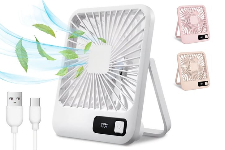 Mini-Portable-Rechargable-Desk-Fan-1