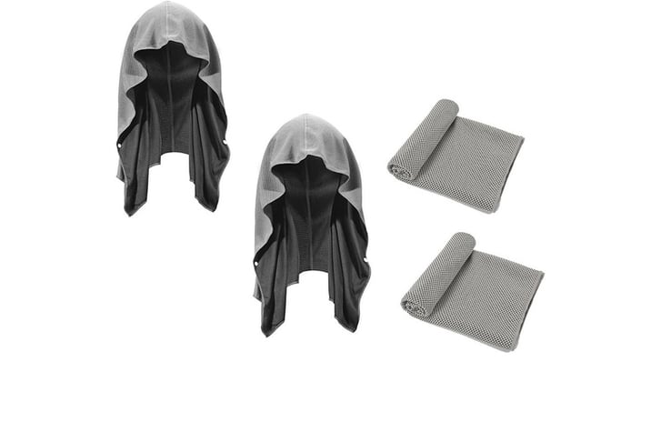 2 Pack Cooling Hoodie Towels 2