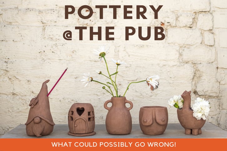 2 Hour Pottery Making Experience with Drink - Multiple Locations