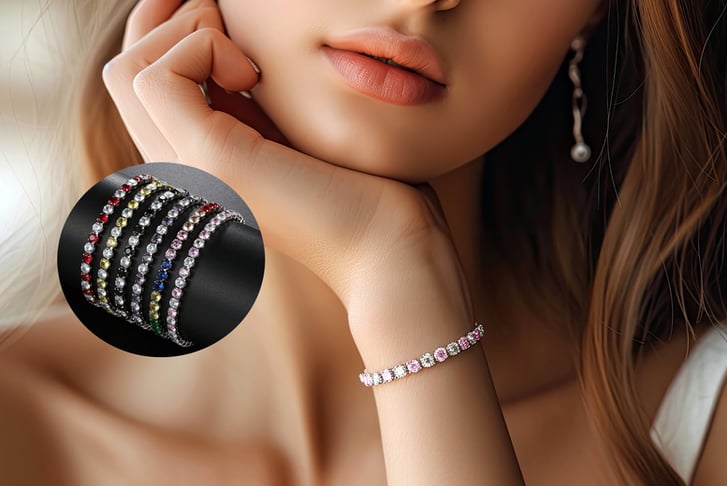 Adjustable-Colorful-Zirconia-Bracelet-1