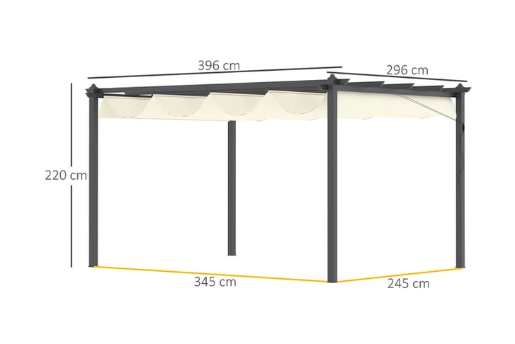 4-x-3(m)-Aluminum-Pergola-Gazebo-6