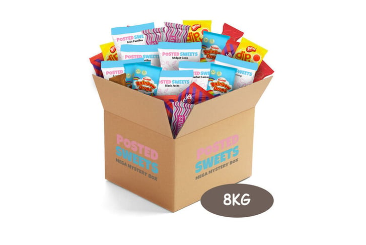 50% Discount Off 4kg or 8kg Mega Mystery Sweet Box