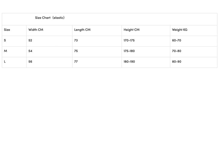 size-chart