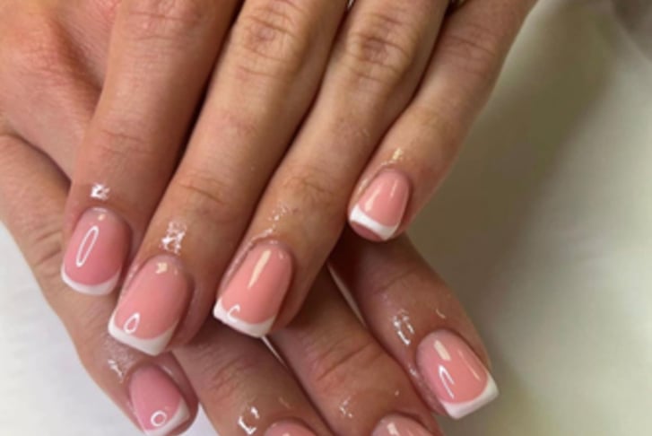 Choice of Biab with Gel Polish - Plain or French - Dublin