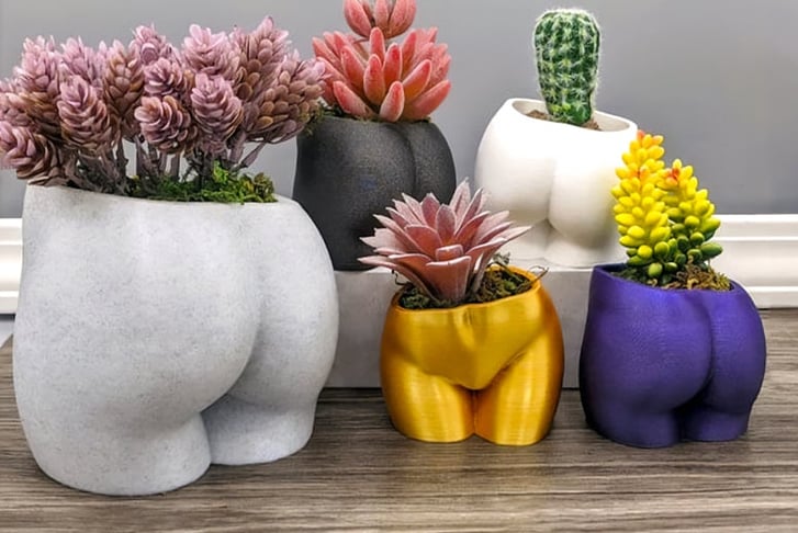 3D-Printed-Booty-Shaped-Planter-1