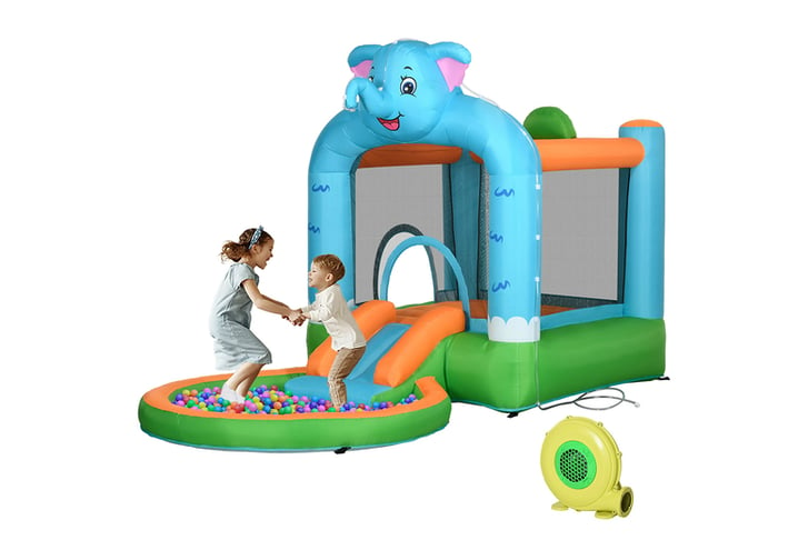 4-in-1-Elephant-Themed-Inflatable-Water-Park-2