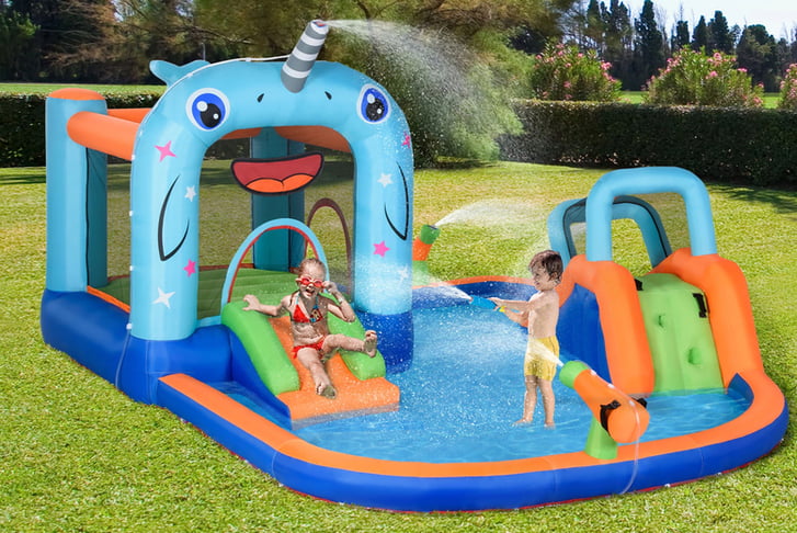 5-in-1-Kids-Bounce-Castle-Narwhals-Style-1