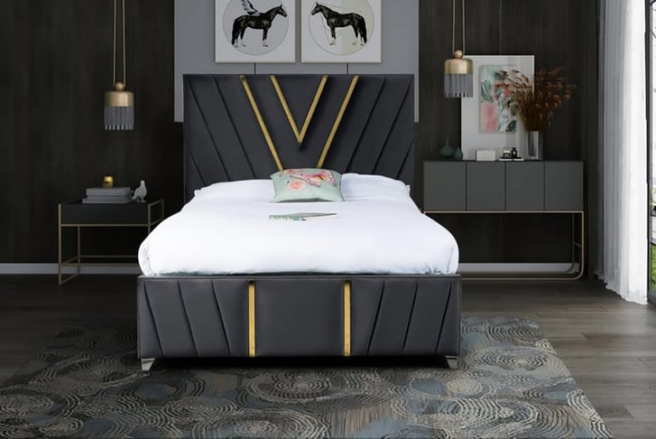 New-Modern-Plush-Velvet-Bed-1