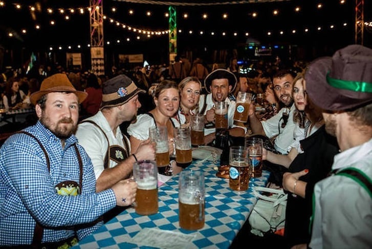 Oktoberfest Ticket - Beer, Bitter, Bratwurst Sausage - 4 Locations