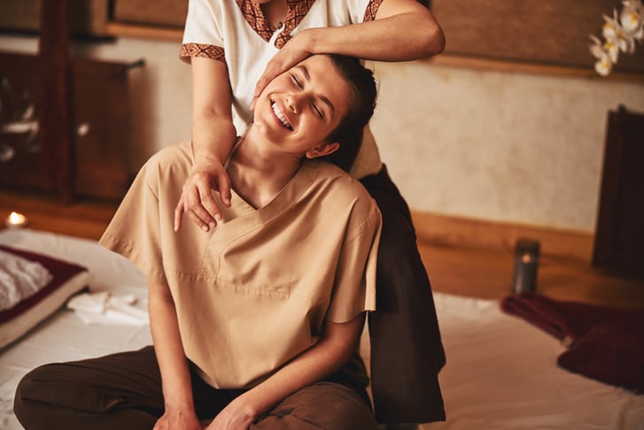 30-Minute Head Massage at Peace Love Yoga, Birmingham