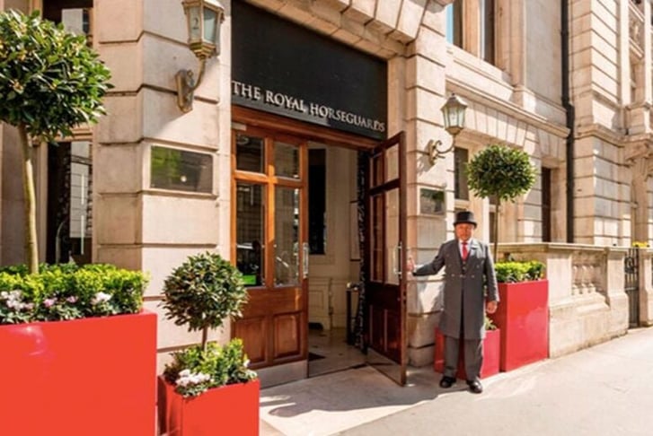 5* 3-Course Dining & Bubbly For 2 at The Royal Horseguards Hotel