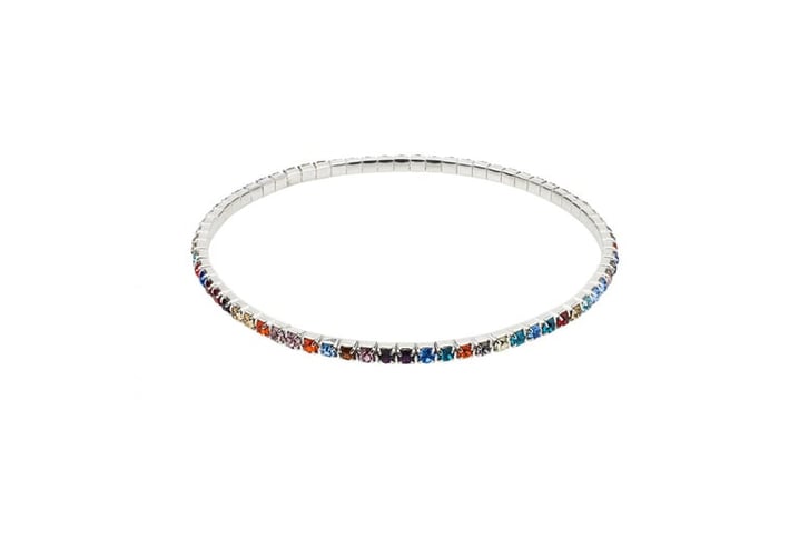 Multi-Coloured-Cubic-Zirconia-Ankle-Tennis-Bracelet-2